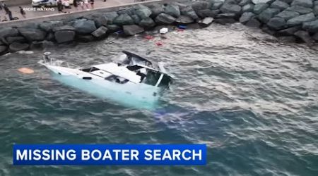 Search for missing man to resume Sunday after yacht sinks in Lake Michigan near 31st Street Harbor