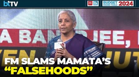 FM Nirmala Sitharaman Says Unfortunate That Mamata Banerjee Is Spreading Falsehoods