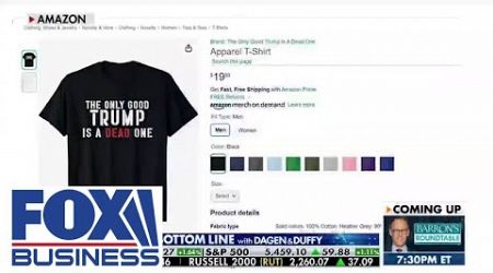 Amazon caught selling clothing wishing the death of Trump