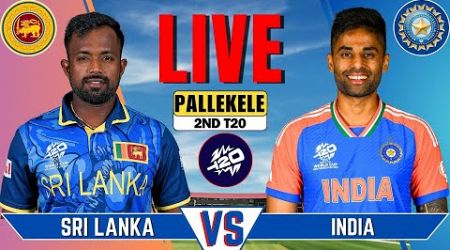IND vs SL Live Match | Live Score &amp; Commentary | INDIA vs SRI LANKA 2nd T20 Live