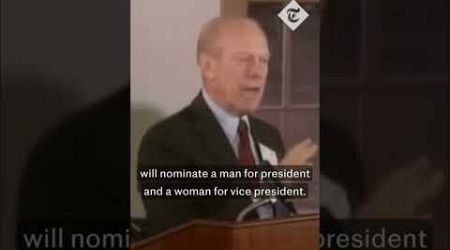 President Ford predicts 1st woman president #potus #politics #80s #funny #politicsnews #news #humor
