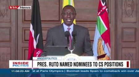 The Cabinet changes by Ruto on his appointees | Inside politics