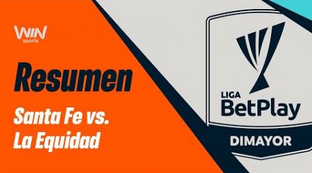 Santa Fe vs. La Equidad (resumen y goles) | Liga BetPlay Dimayor 2024- 2 | Fecha 3