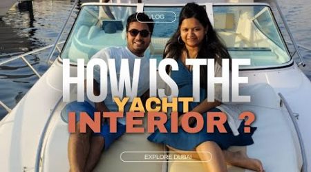 ✨ How is the Yacht Interior? #yacht #interiordesign #dubaitravel