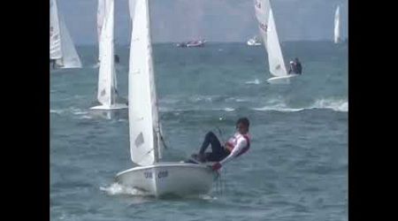 Spanish #dancing #balance on sailboat: European Junior Sailing Championship for 420 &amp; 470 boats