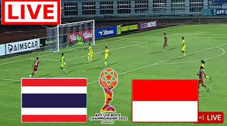 Indonesia vs Thailand u19 Live Football | The final Asia AFF U19 youth championship 2024