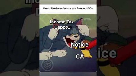 Power Of CA/CMA #incometaxreturn #funny #tomandjerry #finance #animation #memes #business #clients