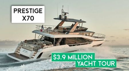 $3.9M - 2024 Prestige X70 Luxury Yacht Walkthrough