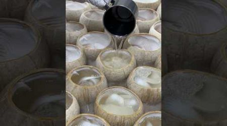 It&#39;s very delicious. Amazing Coconut Jelly Making in thailand - Thai Street Food.