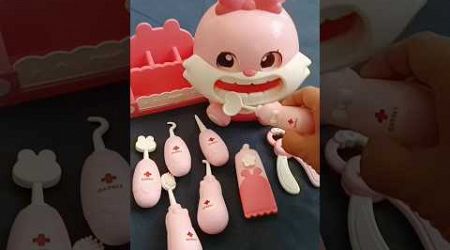 Satisfying with Unboxing &amp; Review Super Cute Pink Dentist Medical Doctor Set/Asmrtoys