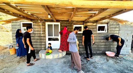&quot;Amir and Family Reinforce Milad and Mahin&#39;s Home with Concrete Walls&quot;