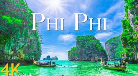 Thailand By Drone - Phuket, Phi Phi Islands &amp; 4K DRONE FOOTAGE (ULTRA HD) with Relaxing Music