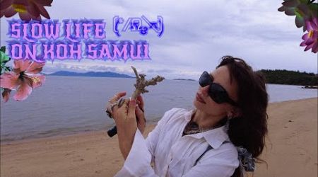 Slow Life Koh Samui (high autistic, writing music, locals, sea, jazz, mukbang) *-*