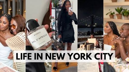 NEW YORK CITY LIFESTYLE VLOG! Epic Dinners, Spa Day with Pandora &amp; a New Bag ✨ MONROE STEELE