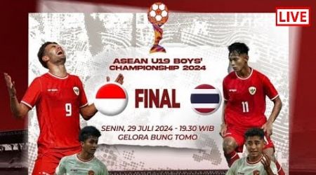Indonesia vs Thailand Live Streaming | Final Piala AFF U-19 2024 - Siaran Langsung