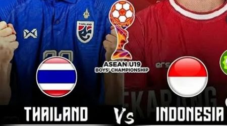 Live Indonesia u 19 vs Thailand u19 final