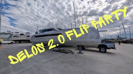 Delos 2.0 Flip Party and my first look at an Aluminium Sailing Performance Cruising Catamaran
