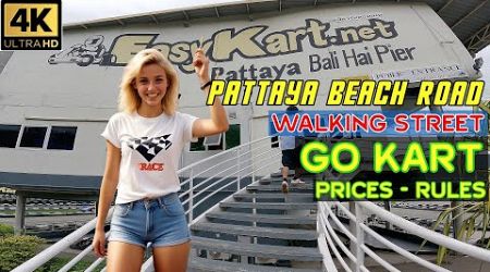 Easy Kart Pattaya going thru Beach Road and Walking Street 2024 Thailand