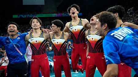 Japan surges past China for Olympics men's gymnastics team gold