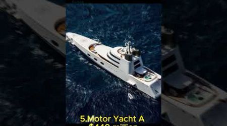 Top 10 Most Luxurious Yachts in the World #shorts #luxury #yachts