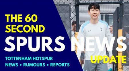 THE 60 SECOND SPURS NEWS UPDATE &quot;Concrete Interest&quot; in Italy International, Double Training in Korea