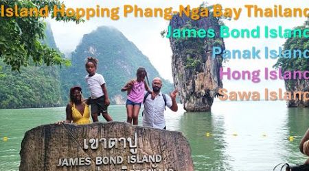 Island Hopping Phang-Nga Bay Thailand || Cave Canoeing || James Bond, Panak and Hong Islands