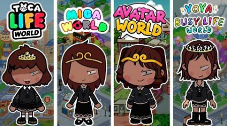 Fundamental Paper Education | Alice FPE Toca Boca vs Avatar World vs Miga World vs Yoya World