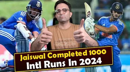 Yashasvi Jaiswal becomes first cricketer to completed 1000 runs in international cricket in 2024
