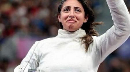 Egyptian fencer Hafez carrying a 'little Olympian' as she reveals pregnancy in Paris