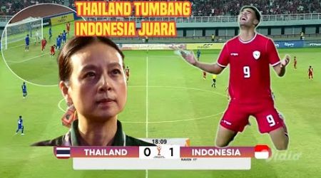 Indonesia Juara❗Hasil Pertandingan Thailand U-19 vs Timnas Indonesia U-19,Final Piala AFF U-19 2024❗