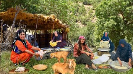A Taste of Iran&#39;s Nomadic Lifestyle: Bread and Kebab in the Mountain Village