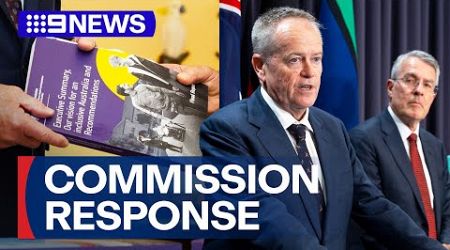 Albanese Government’s response to royal commission into disabilities violence | 9 News Australia
