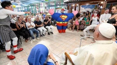 Pope visits Catholic nun who works with LGBTQ community