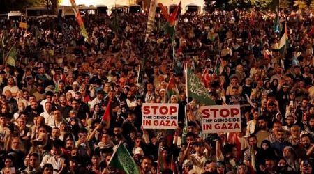 Thousands march in Istanbul to protest killing of Hamas leader Haniyeh