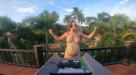 Pregnant DJ Samui island Afro house set