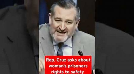 Judge Netburn answers Rep Cruz safety questions on prisoners #Cruz #netburn #politics #crime #trans