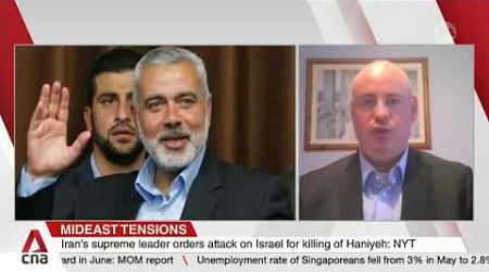 ‘Unclear political dynamics’ in Iran will drive response to Hamas leader’s killing: Analyst