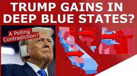 Trump Is GAINING on Kamala in DEEP BLUE States!