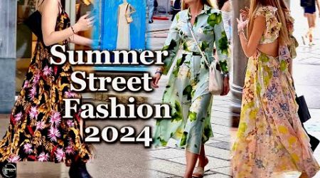 August 2024 New Fashion Trends and Stylish Italian Outfit | Summer Street Fashion