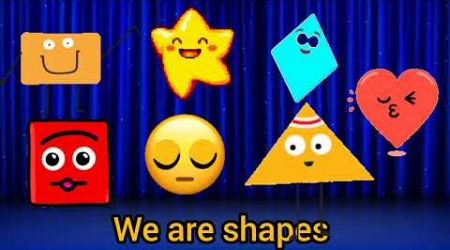 Shapes song | shapes fun adventure| preschool learning | kids education | little learners