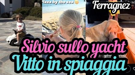 FEDEZ sullo yacht con Silvio | VITTORIA: pizza in spiaggia | EDO sulle macchinine 