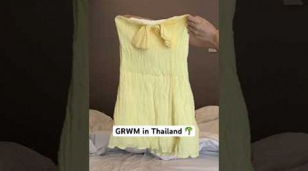 GRWM in Thailand! @madhushreee #shorts