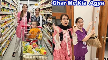 Is Month Grocery Shopping Krne K Lye Paisy Kaha Se Aye | Ayesha Ne Aj Ks Ko Mara ? I Ayesha &amp; Momina
