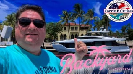 Fort Lauderdale River Cruise with Carrie -B Cruise Rich and famous homes and Huge $ yacht&#39;s 