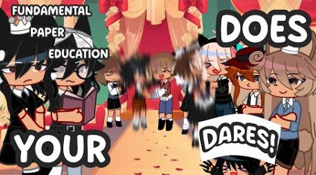 FUNDAMENTAL PAPER EDUCATION DOES YOUR DARES! || PART 3 || FYO.0XX