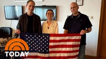 3 Americans return to US after international prisoner swap