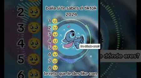 SI TE SABES EL TIKTOK BAILA! 2024│Nuevos Trends De TikTok│BAILANDO TIK TOK #2024 #tiktok