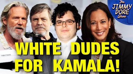 CRINGE! White Men Celebs Embrace Identity Politics &amp; Kamala Harris!