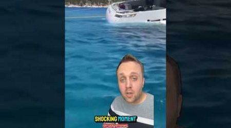 Shocking Moment a Mega Yacht Sinks #megayacht #shorts