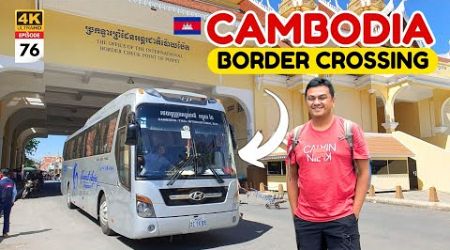 EP #76 Cambodia Border Crossing | Bangkok to Siem Reap ഇന്റർനാഷണൽ ബസ് യാത്ര 